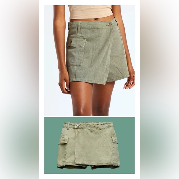 Zara Khaki Women's Skort: Like New - Picture 1 of 9